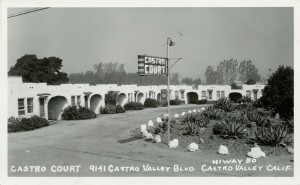 Castro Court, 9141 Castro Valley Blvd., Hiway 50, Castro Valley, California    